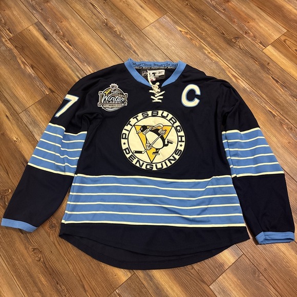 Reebok Other - Pittsburgh Penguins Sidney Crosby 2011 Winter Classic Authentic Jersey Sz 48 RBK
